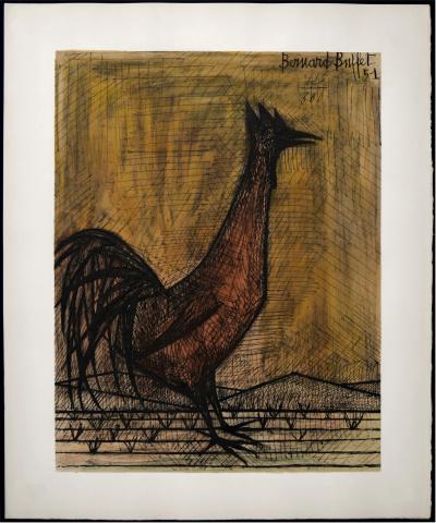 Bernard BUFFET - Coq, 1960 - Original lithograph (Hand-numbered!) 2