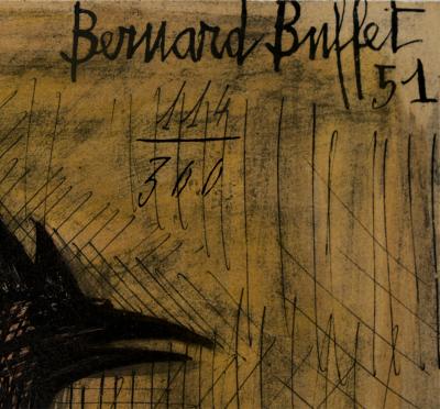 Bernard BUFFET - Coq, 1960 - Original lithograph (Hand-numbered!) 2