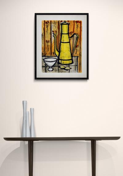 Bernard BUFFET - Cafetière jaune, 1960 - Original lithograph (Hand-numbered!) 2