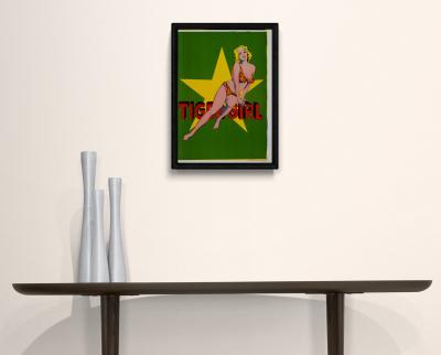 Mel RAMOS - Tiger Girl, 1964 - Original Hand-Signed lithograph 2