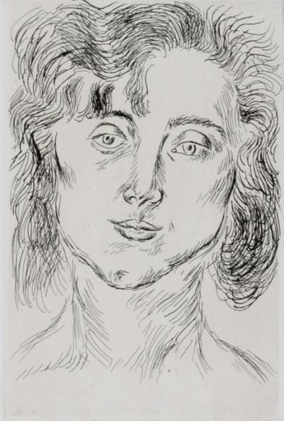 Henri MATISSE - Femme en buste, 1920 - Original etching (Eau forte), Scarce! 2