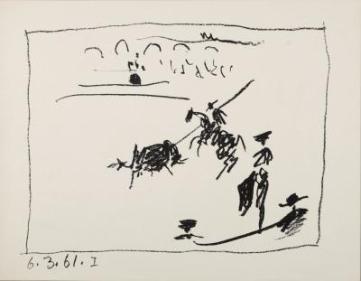 Pablo PICASSO - La pique, 1961 - Lithographie originale 2