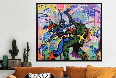 Fat - Capitaine America -Acrylique sur toile 2