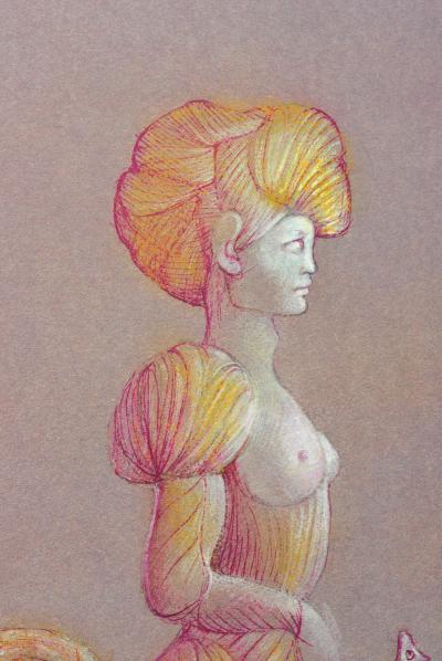 Léonor FINI (d’après) - Le serpent, 1980 - Photolithographie 2