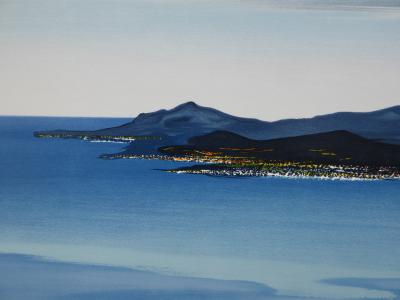 DENOËL - Suisse, Le Lac Léman - LIthographie signée au crayon et numérotée 2