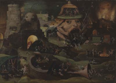 Hieronymus Bosch (dopo) Christ In Limbo, c.1500 - Stampa in edizione limitata