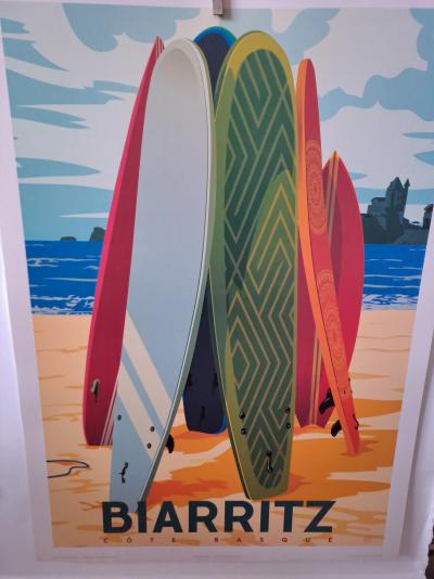 Biarritz - Les surfs au repos - Affiche 2