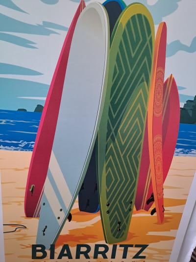 Biarritz - Les surfs au repos - Affiche 2
