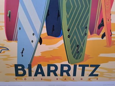 Biarritz - Les surfs au repos - Affiche 2