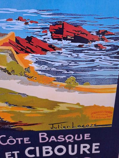 Julien Lacaze (1886-1971) - Saint-Jean de Luz et Ciboure - Affiche 2