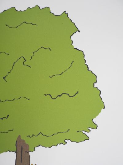 Antoine DE SAINT-EXUPÉRY (d’après) - Le Petit Prince et son arbre, 2022 - lithographie 2