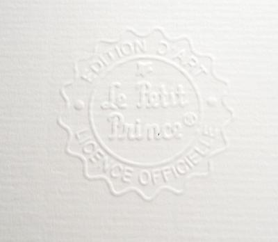 Antoine DE SAINT-EXUPÉRY (d’après) - Le Petit Prince embrasse la planète Terre, 2022 - lithographie 2