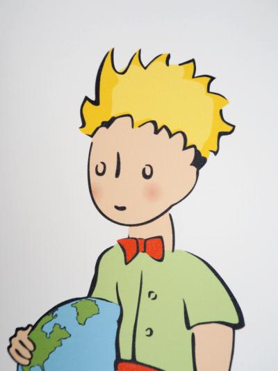 Antoine DE SAINT-EXUPERY : Le Petit Prince et la Terre - Lithographie 2