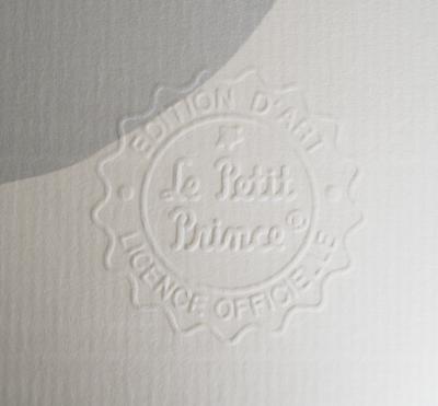 Antoine DE SAINT-EXUPERY : Le Petit Prince prenant soin de sa Rose - Lithographie 2