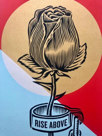 Shepard Fairey (Obey) - Rise Above Rose Geometric, 2022 2