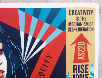 Shepard FAIREY (Obey) - Creativity, Equity, Justice 2