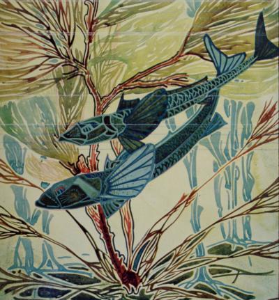 Émile-Allain SEGUY - Les Algues, 1900 - Lithograph (Chromotypograph) 2