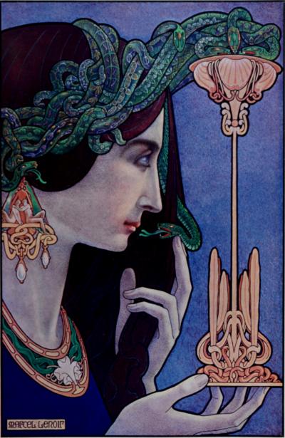 Marcel LENOIR - Cléopâtre, 1900 - Lithograph (Chromotypograph) 2