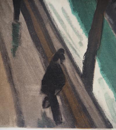 Albert MARQUET - Bateaux-lavoirs et Pont Neuf - Lithographie signée 2