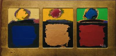 Victor HASCH - Sans-titre, 1990, Peinture acrylique signée 2