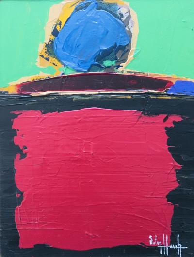 Victor HASCH - Sans-titre, 1990, Peinture acrylique signée 2