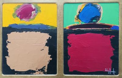 Victor HASCH - Sans-titre, 1990, Peinture acrylique signée 2
