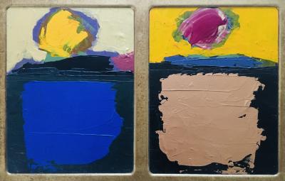 Victor HASCH - Sans-titre, 1990, Peinture acrylique signée 2