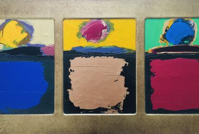 Victor HASCH - Sans-titre, 1990, Peinture acrylique signée 2