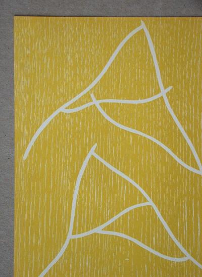 Jean ARP - En route, 1948 - Bois gravé original 2