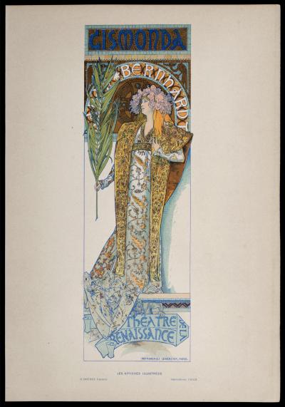 Alphonse MUCHA - Gismonda (Sarah Bernhardt), 1896 - Lithograph 2