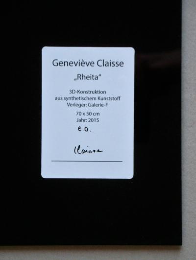 Geneviève CLAISSE - Rheita, 2015 - 3 D - Multiple, épreuve d’artiste 2