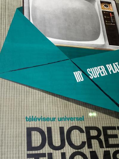 Affiche publicitaire Ducretet Thomson, 1960 2