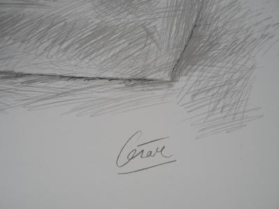 CESAR : Poule en marche - Lithographie signée 2