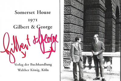 Gilbert & George - Somerset House (1971 ) - Ouvrage signé au feutre rouge 2