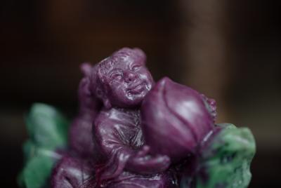 La Jouvence (sculpture en rubis sur zoïsite) - XXème siècle -  Asie 2