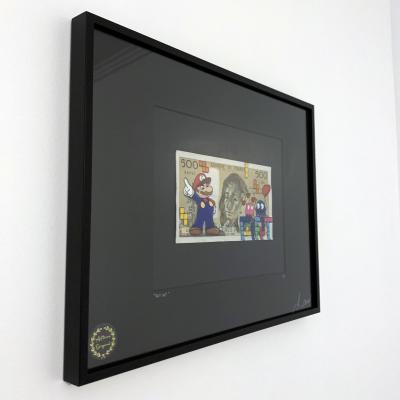 Cisco - GetOut, 2026 - Acrylique sur billet 2