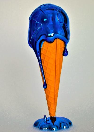 Sagrasse - The last ice cream-Blue - Résine 2