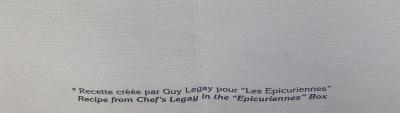 Menu Hôtel Ritz Paris 2