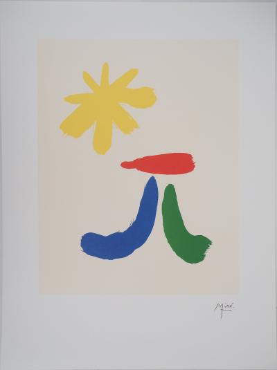 Joan MIRO : Cabane sous le Soleil - Lithographie signée