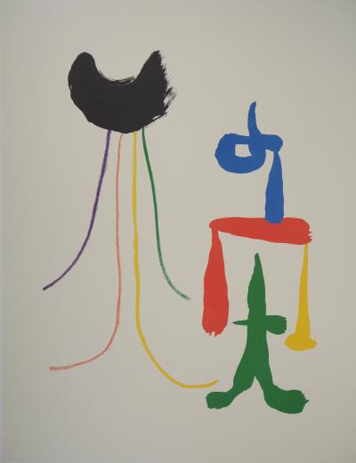 Joan MIRO : Couple surréaliste - Lithographie signée 2