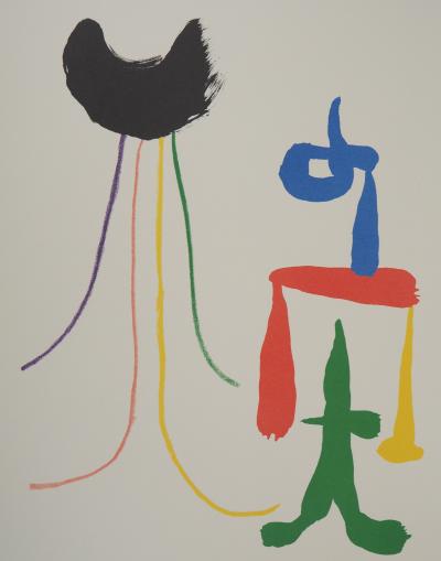 Joan MIRO : Couple surréaliste - Lithographie signée 2