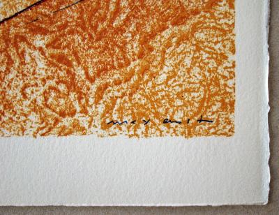 Max ERNST - Hommage à San Lazzaro, 1975 - Lithographie originale signée 2