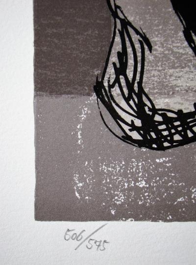 Henry MOORE - Hommage à San Lazzaro, 1975 - Original lithograph 2