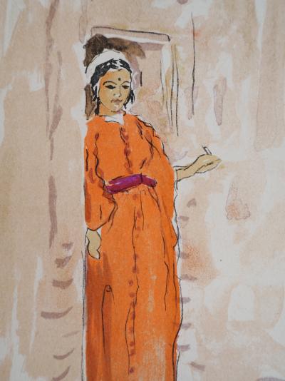 Lucien MAINSSIEUX : Fez. Le quartier réservé - Lithographie originale signée, 1949 2