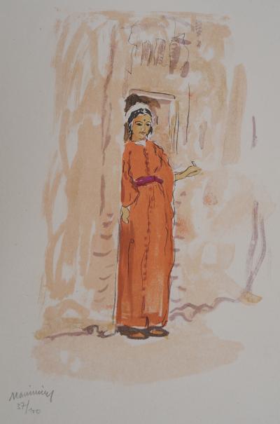 Lucien MAINSSIEUX : Fez. Le quartier réservé - Lithographie originale signée, 1949 2