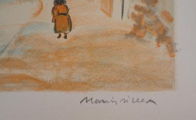 Lucien MAINSSIEUX : Tunis, rue de la vérité - Lithographie originale signée, 1949 2