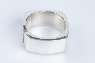 Versani  - Bague carrée pour hommes en Argent 925 2