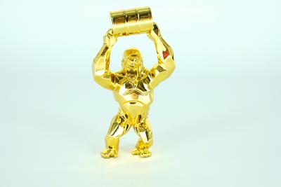 Richard ORLINSKI : Kong Oil Spirit (Gold Edition) - Sculpture originale 2