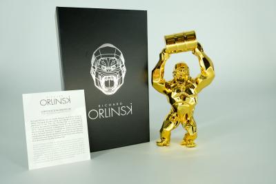 Richard ORLINSKI : Kong Oil Spirit (Gold Edition) - Sculpture originale 2