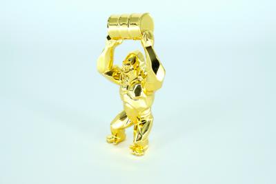Richard ORLINSKI : Kong Oil Spirit (Gold Edition) - Sculpture originale 2